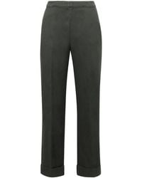 Aspesi - Cotton-Linen Trousers Straight - Lyst