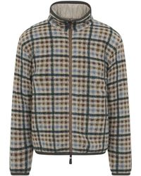 Moncler - Dark Zip Up Reversible Cardigan Jacket - Lyst