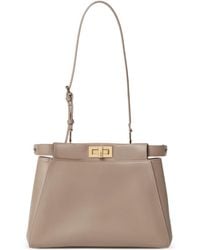 Fendi - Small My Peekaboo Leather Shoulder Bag - Lyst