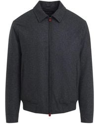 Kiton - Dark Bomber Jacket - Lyst