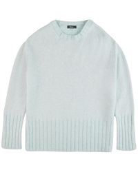 Fay - Knitted Long-Sleeve Sweater - Lyst
