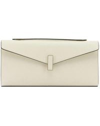 Valextra - "Isis" Clutch With Shoulder Strap - Lyst