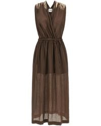 Nude - Linen Blend Dress - Lyst