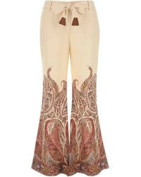Zimmermann - Paisley-Print Trousers - Lyst
