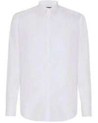 Dolce & Gabbana - Dolce & Gabbana Stretch-Poplin Shirt - Lyst