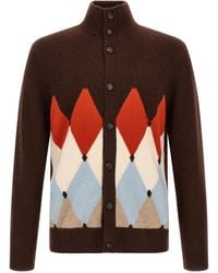 Ballantyne - Cashmere Cardigan - Lyst