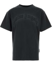 Palm Angels - Slate Cotton T-Shirt - Lyst
