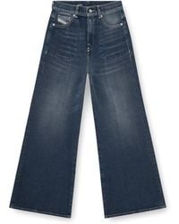 DIESEL - Medium Waist Jeans - Lyst