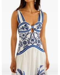 FARM Rio - "Wonderful City" Mix Off- Maxi Dress - Lyst