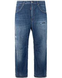DSquared² - 5 Pockets Cotton Elastane Pants - Lyst