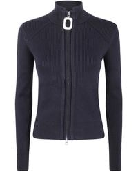 JW Anderson - J. W.Anderson Fitted Zip Up Cardigan - Lyst