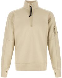 C.P. Company - 'Diagonal Raised' Sweatshirt With Lens Detail - Lyst
