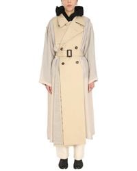 Maison Margiela - Two-Material Trench - Lyst