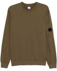 C.P. Company - C.P.Company Light Fleece Crewneck Lens Sweatshirt - Lyst
