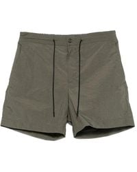 PT01 - Crinkled Effect Drawstring Nylon Shorts - Lyst