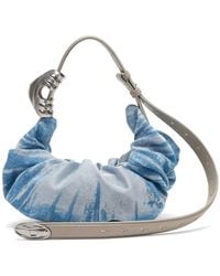 DIESEL - Cotton Polyester Polyurethane Thermoplastic Polyurethanes Shoulder Bag - Lyst