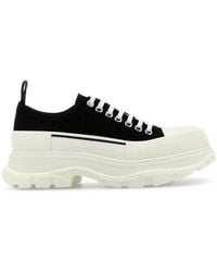 McQueen - Canvas Tread Slick Sneakers - Lyst