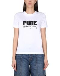Stella McCartney - T Shirt With Logo - Lyst