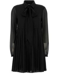 Versace - Dress Responsabile Techno Cady Stretch - Lyst