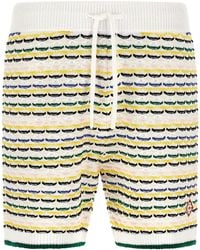 CASABLANCA - Tuck Stitch Bermuda Shorts - Lyst