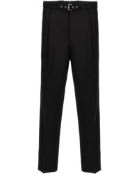 Prada - Wool Tailored Trousers - Lyst