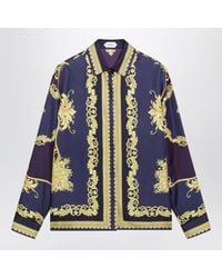 Versace - Barocco Silk Twill Shirt - Lyst