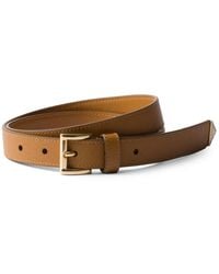 Prada - Caramel Saffiano Leather Belt - Lyst