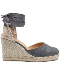 Castañer - Castañer Carina Raffia Wedge Espadrilles - Lyst