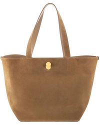 Fabiana Filippi - Medium Eclipse Suede Tote Bag - Lyst