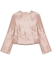 Loulou de Saison - Nino Round Neck Blouse - Lyst