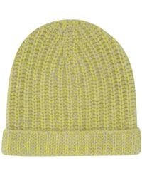 The Elder Statesman - Two-Tone Cashmere Beanie Hat - Lyst