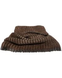 Avant Toi - Hand Painted Destroyed Effect Corn Cob Stitch Neck-Warmer - Lyst