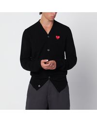 COMME DES GARÇONS PLAY - Wool Cardigan - Lyst