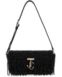 Jimmy Choo - Satin Mini Avenue Shoulder Bag - Lyst