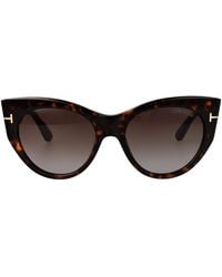 Tom Ford - Avana Scura Marrone Grad Acetate Sunglasses - Lyst
