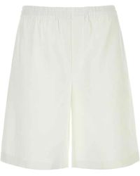 Gucci - Linen Bermuda Shorts - Lyst