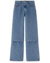 The Attico - Regular Fit Jeans Cotton - Lyst