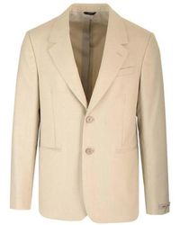 Fendi - Single-Breasted Two-Button Blazer - Lyst