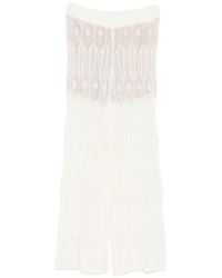 Liu Jo - Cotton Trousers - Lyst