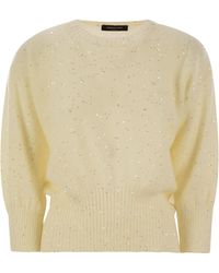 Fabiana Filippi - Mohair Sweater With Micro Sequins - Lyst