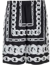 Versace - Silk Shorts - Lyst