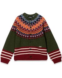 DSquared² - Cardigan With Buttons - Lyst