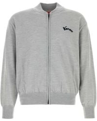 KENZO - Rws Eiffel Tower Design Zip Up Cardigan - Lyst