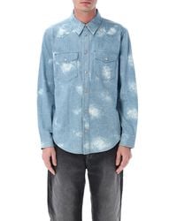 Isabel Marant - Marant Tasco Washed Denim Shirt - Lyst