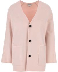 Bottega Veneta - Pastel Wool Blend Cardigan - Lyst