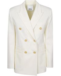 Erika Cavallini Semi Couture - Wool Twill Alberta Jacket - Lyst