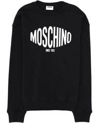 Moschino - Logo Graphic Crewneck Sweatshirt - Lyst