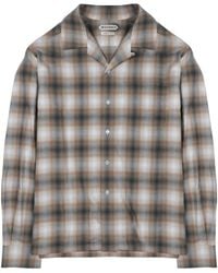 JW Anderson - Camicia Con Stampa Check - Lyst