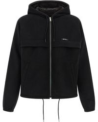 Prada - Pile Tec Hooded Jacket - Lyst