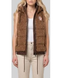 Moncler - Teddy Hooded Insulated Gilet - Lyst